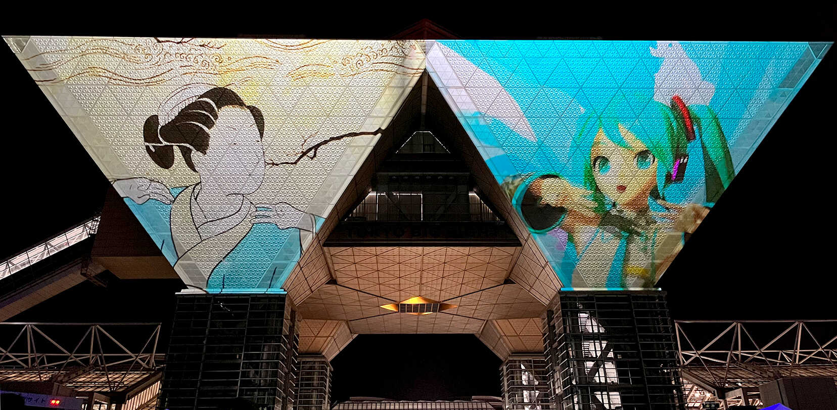 東京ビッグサイトとお台場海浜公園にてTokyoTokyoのPR映像を上映 イメージ7