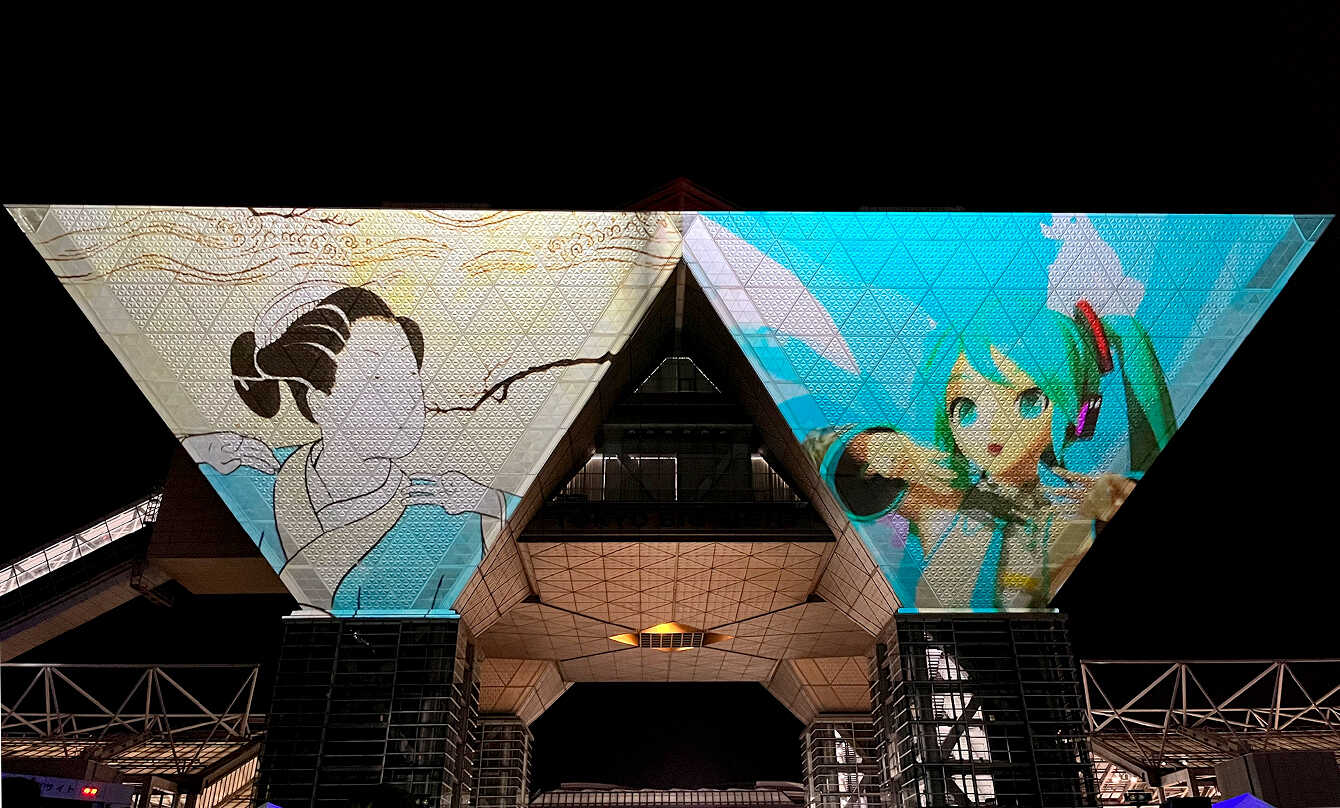 東京ビッグサイトとお台場海浜公園にてTokyoTokyoのPR映像を上映 イメージ7