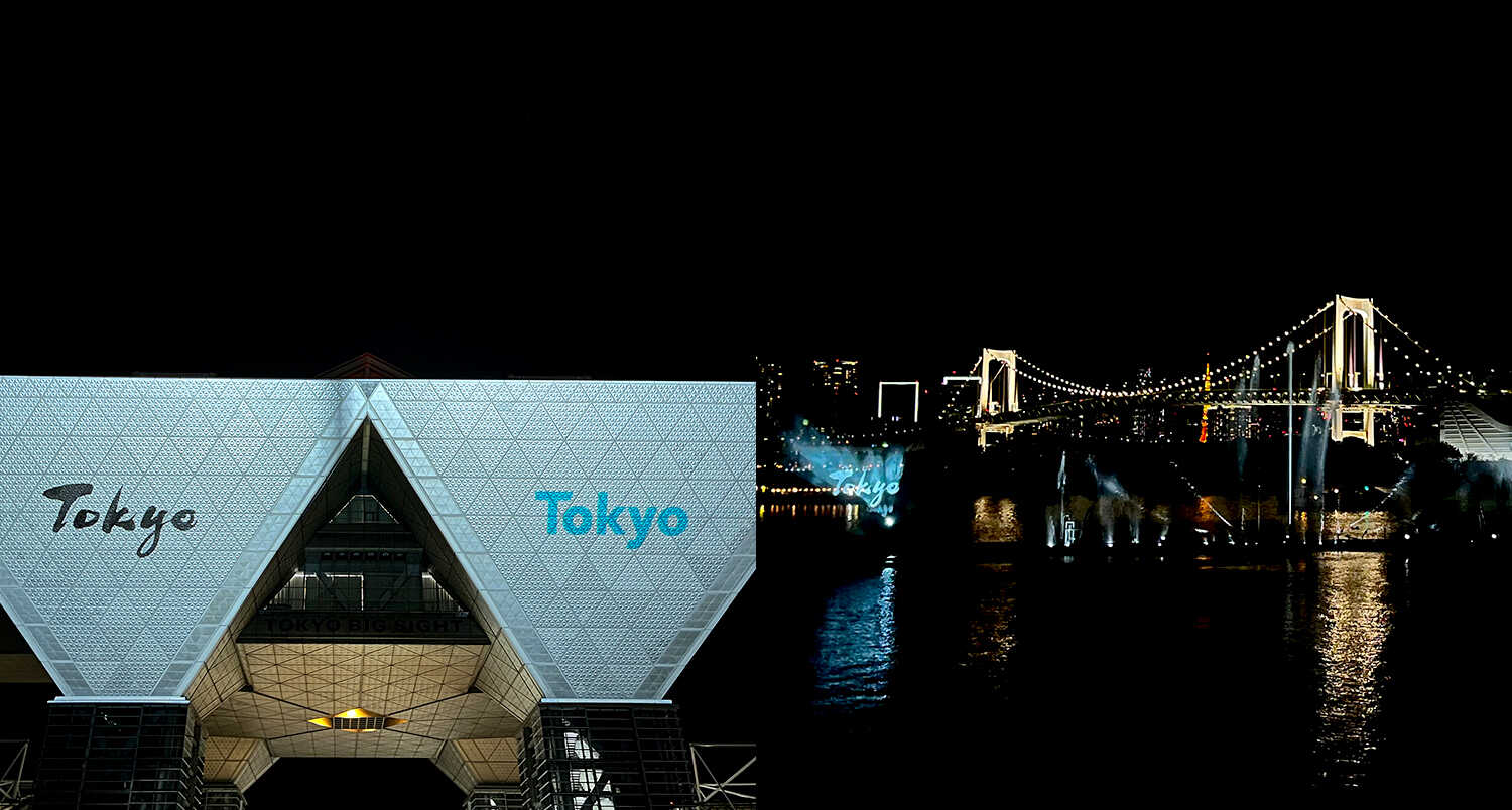 東京ビッグサイトとお台場海浜公園にてTokyoTokyoのPR映像を上映 キービジュアル