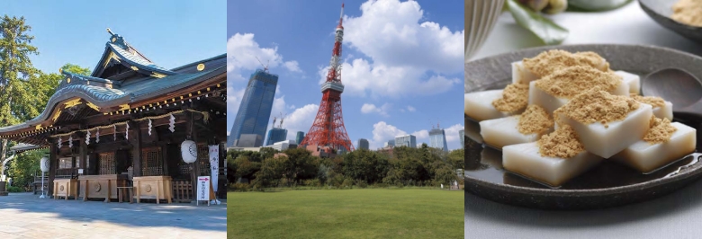 オフタイム活用でビジネスにパワーを都心の名所を巡る東京ブレジャー 家康ゆかりのオアシスへ キービジュアル